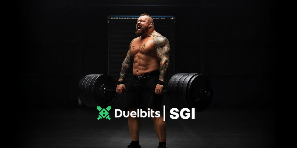 Duelbits Announces Exclusive Ambassador Partnership with Strongman Legend Eddie Hall, Including Hosting Duties for New Monthly Lottery.