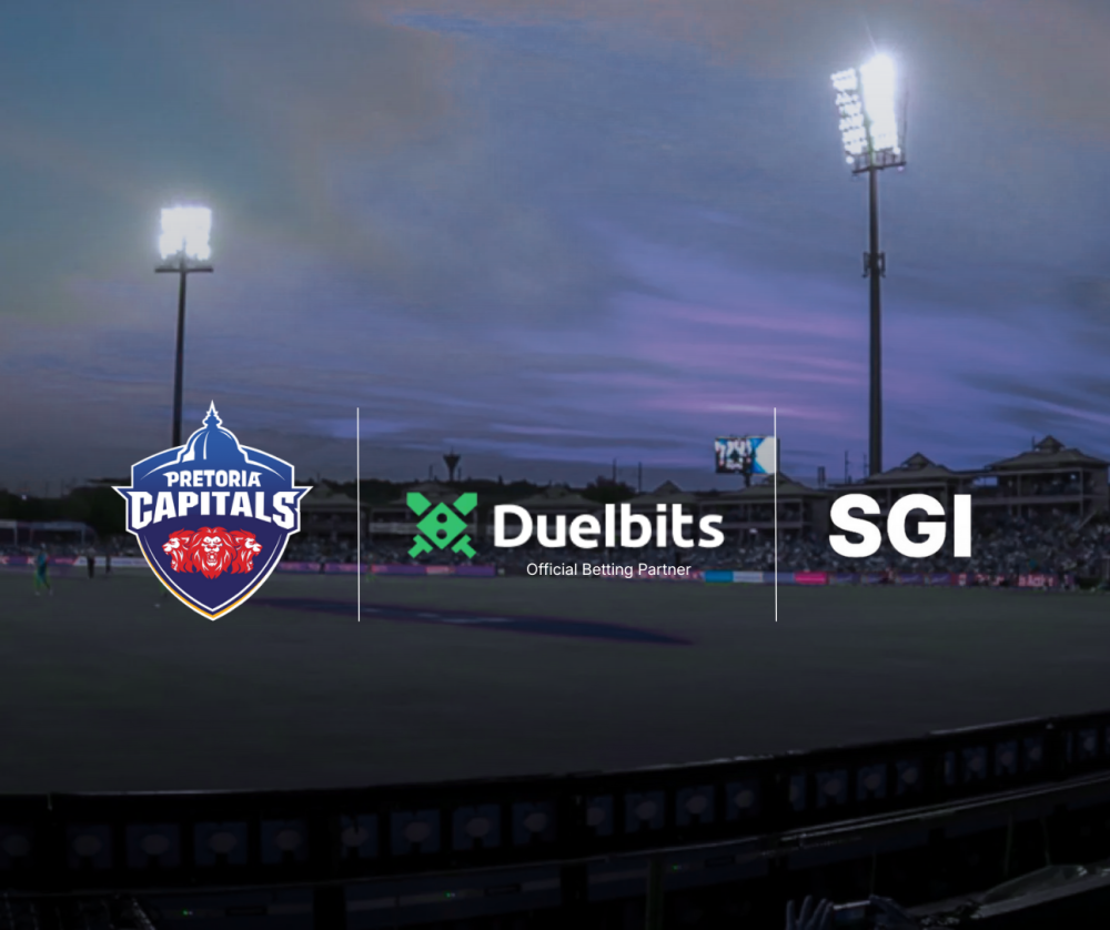 Sporting Group International (SGI) brokers front of shirt partnership between Pretoria Capitals and Duelbits